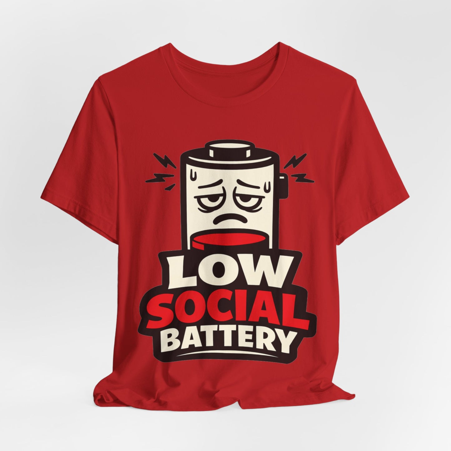 Low Social Battery Funny Introvert Shirt | Khai Studio