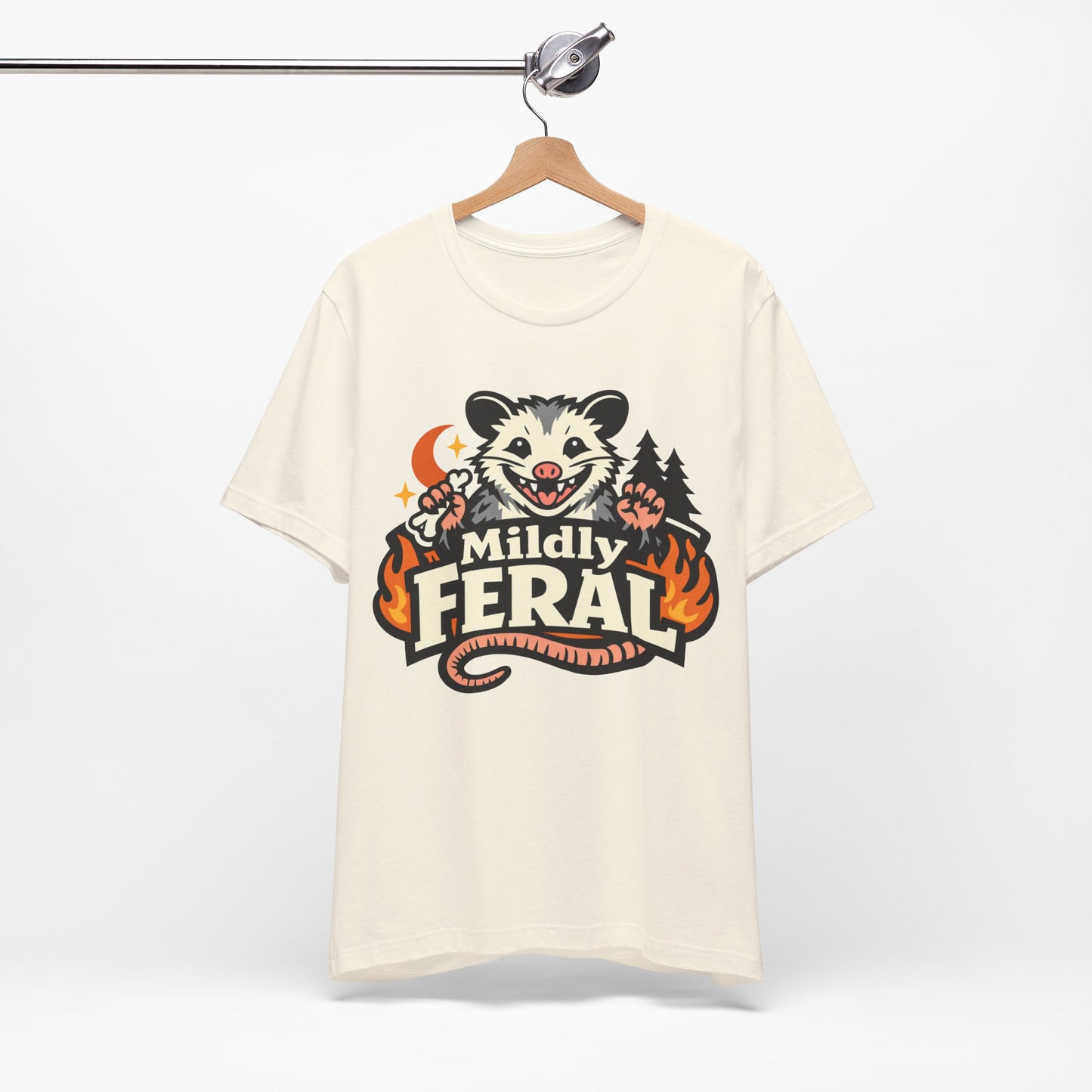 Mildly Feral Funny Burnout Shirt | Khai Studio