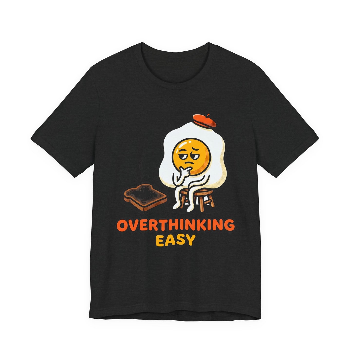 Overthinking Easy Funny Burnout Shirt | Khai Studio