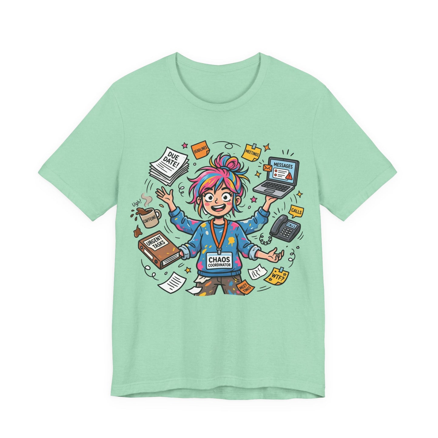 Chaos Coordinator (Feral Edition) Funny Burnout Shirt | Khai Studio