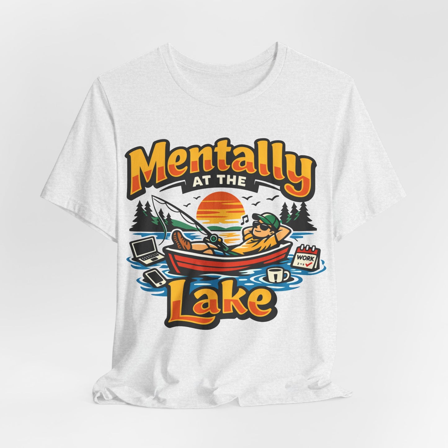 Mentally at the Lake Funny Introvert Shirt | Khai Studio